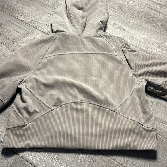 Lululemon Scuba Oversized Hoodie *Velvet Cord Riverstone W3HEHS - Picture 8 of 8